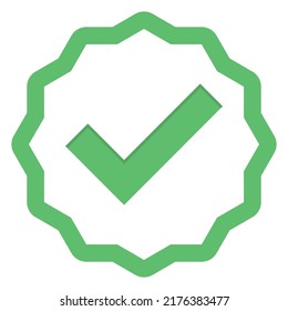 Check marks, Tick marks, Accepted, Approved, Yes, Correct, Ok, Right Choices, Task Completion, Voting. - vector mark symbols in green. Isolated icon.