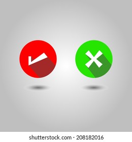 Check marks vector 