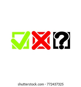Check marks vector icon