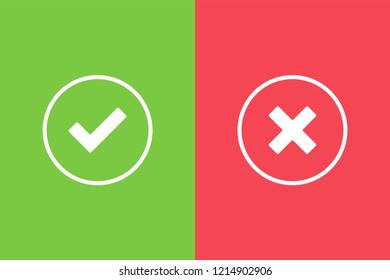 Check marks vector icons