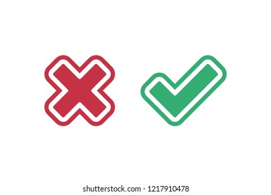 Check marks vector icons