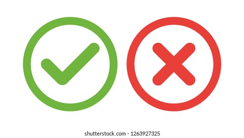 Check marks vector icons