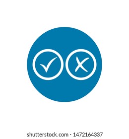 Check marks vector icons sign- Vector illustration