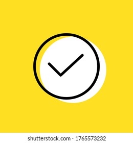 Check markvector simple vector icon illustration