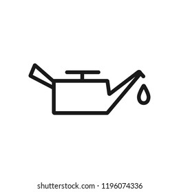 Check motor oil level vector illustration. Car oil level sign graphic design. Engine oil pressure control icon creative concept.