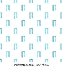 Check on metal detector pattern. Cartoon illustration of check on metal detector vector pattern for web