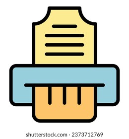 Comprobar el vector de contorno de icono en línea. Programa de cine. Color del asiento del papel