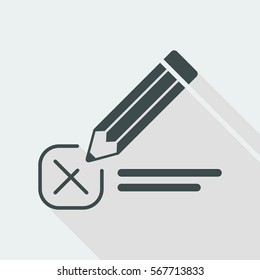 Check option - Minimal vector icon