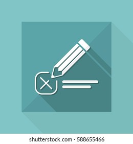 Check option - Minimal vector icon