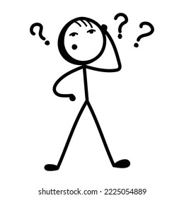 Schauen Sie sich das doodle Icon an, das in einem einzigartigen Stil erfunden wurde 