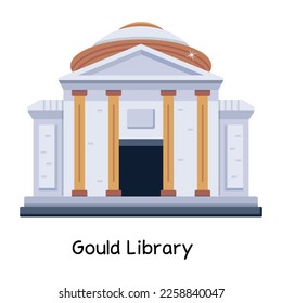 Comprobar el diseño plano de la biblioteca de gould