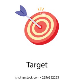 Check out flat icon of business target 