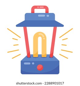 Check out flat sticker of hunting lamp 