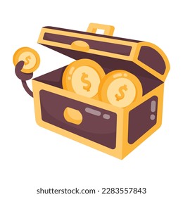 Check out the flat sticker treasure money