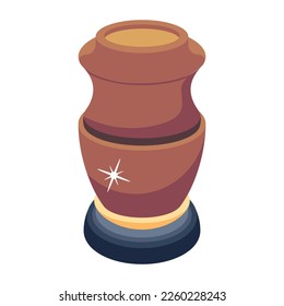 Check out flat vase icon vector 
