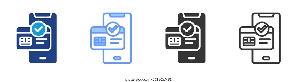 Check Out icon set multiple style collection