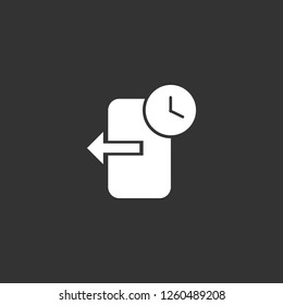 check out icon vector. check out sign on black background. check out icon for web and app