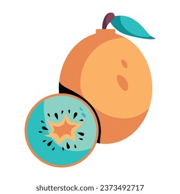 Check out kiwi fruit flat icon 