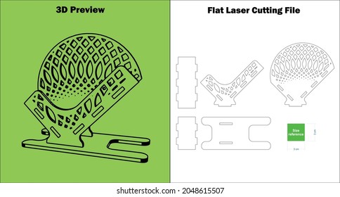 Check Out My Laser-cutting Desktop Organizer. This Is A Business Card  Pen Holder Which Can Be Made With All 3mm Material Thicknesses.