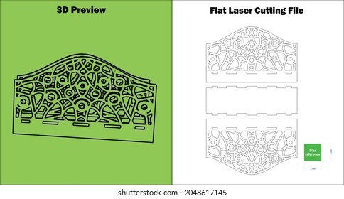 Check out, my laser-cutting Napkin Holder. it can be made with all 3mm material thicknesses.
