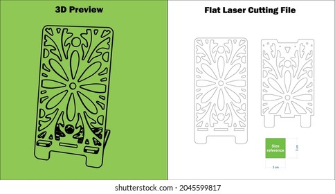 Check out my laser-cutting Phone Stand. it can be made with all 3mm material thicknesses.