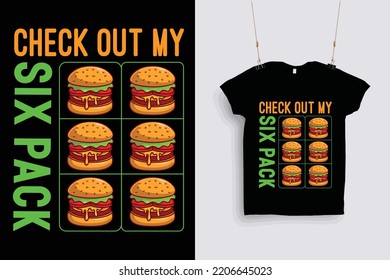 Check out my six pack t shirt design template .