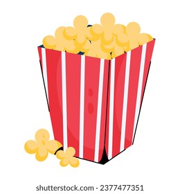 Das Symbol für Popcornflaeche ausprobieren 