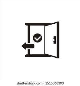 Check out process simple icon