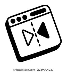 Check out sketchy icon of mirror tool 