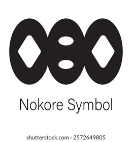 Check out solid icon of nokore symbol 