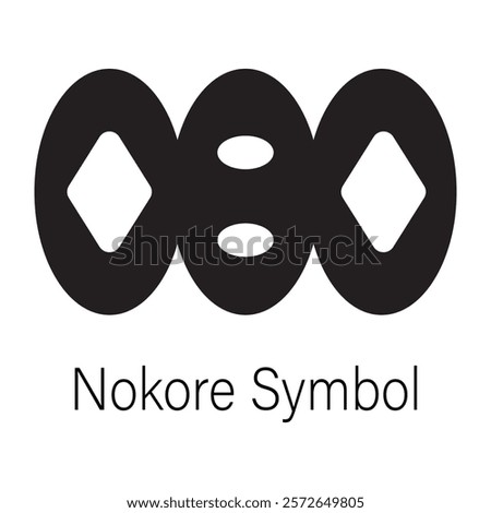 Check out solid icon of nokore symbol 