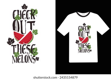 Echa un vistazo a estos diseños de camiseta de Melons.