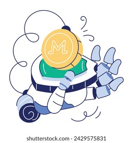 Check out this doodle mini illustration of crypto security