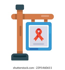 Check out this flat icon of donation sign 