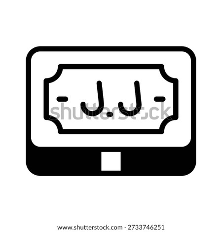 Check out this glyph icon showing lebanese pound design