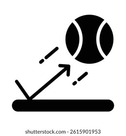 Check out this glyph style icon of bounce