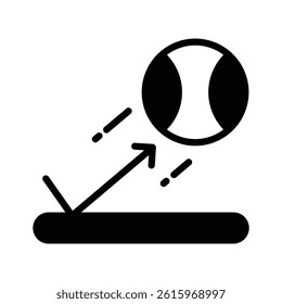 Check out this glyph style icon of bounce