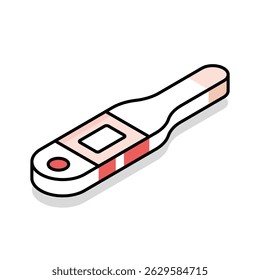 Check out this isometric icon of thermometer tool