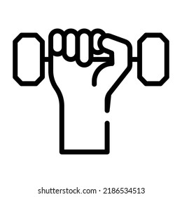 Check out this linear icon of gymnastic 