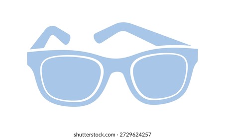 Echa un vistazo a este icono meticulosamente diseñado de gafas de sol en un estilo contemporáneo, perfecto para su uso.