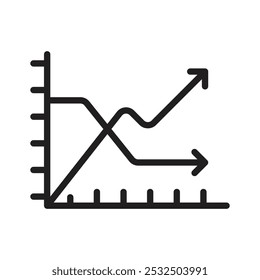 Check out this vector icon of market trend that is easily available now