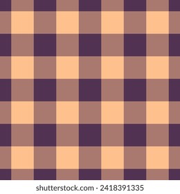 Comprobar la tela de patrón de fondo tartán recubierto con una textura textil sin fisuras en colores rojo y violeta.