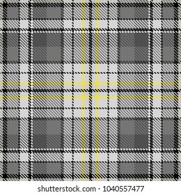 Check pattern grey yellow