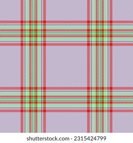 Check pattern texture of seamless plaid vector with a fabric background textile tartan in light and pastel colors.