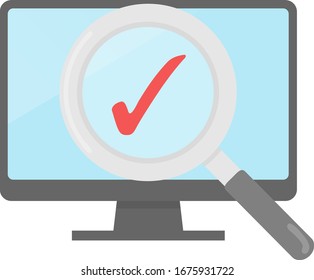 Scheck-, PC- und Vergrößerungsglas