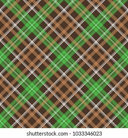 Check pixel plaid fabric texture seamless pattern. Vector illustration.