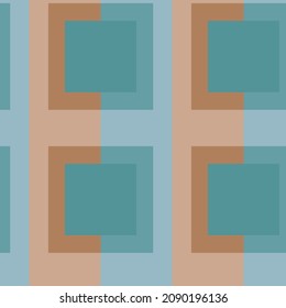 Check plaid background in green and beige colors. Fashion seamless pattern