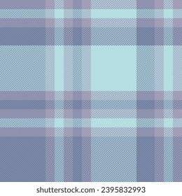 Check plaid fabric of pattern vector background with a tartan seamless texture textile in pastel and light colors.