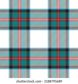 Check plaid pattern black , red , yellow , blue color vector.Tartan graphic for fabric tablecloths white background . Modern fashion textile design . Christmas day decoration .