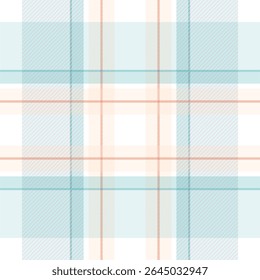 Verifique o padrão xadrez em azul e bege. Sem emenda pastel leve houndstooth tartan para vestido, jaqueta, casaco, cachecol, outro moderno primavera verão outono inverno moda design de tecido.	